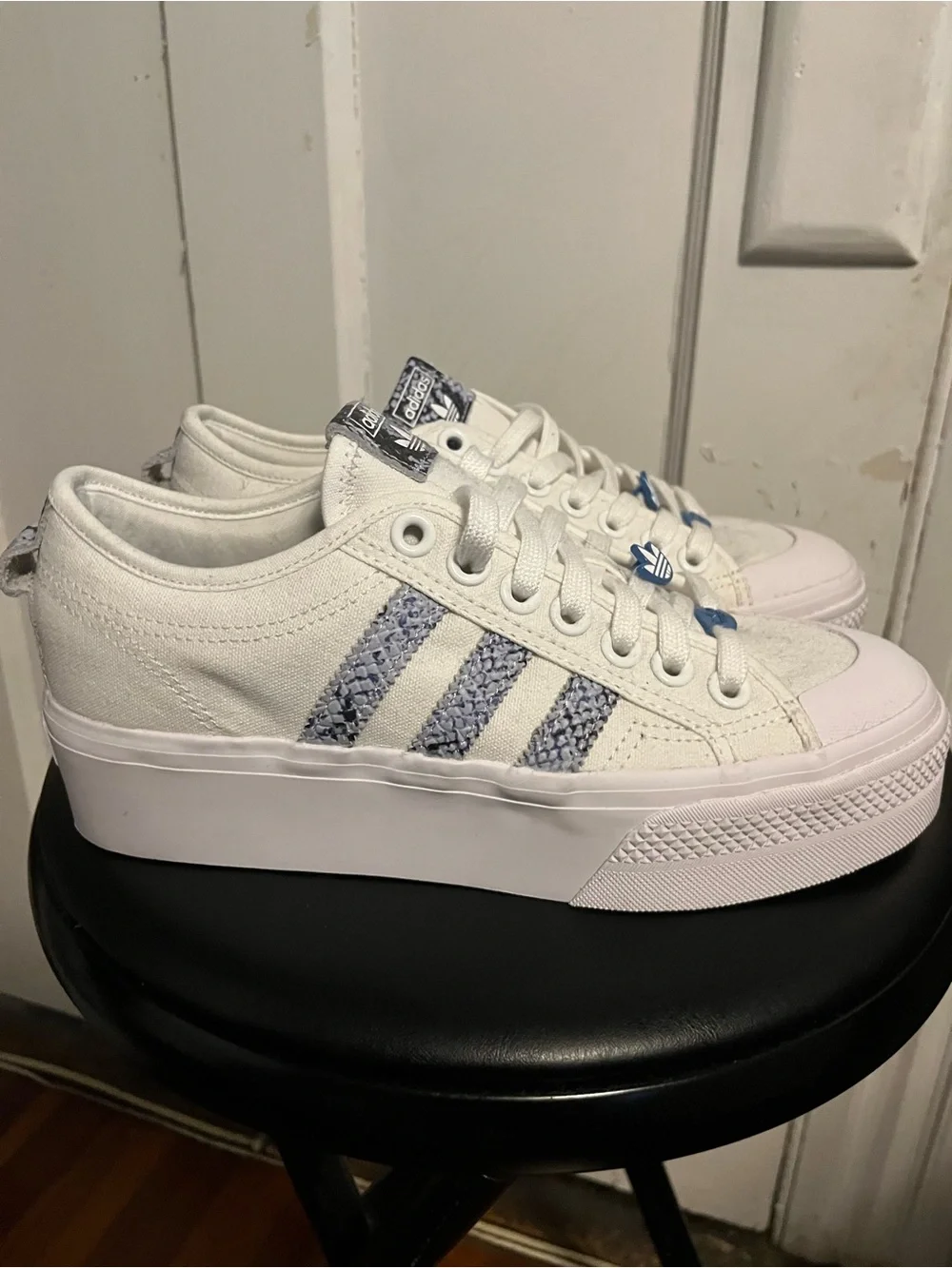 🔥$30 OFF!🔥New Women’s Adidas Nizza White Sneakers